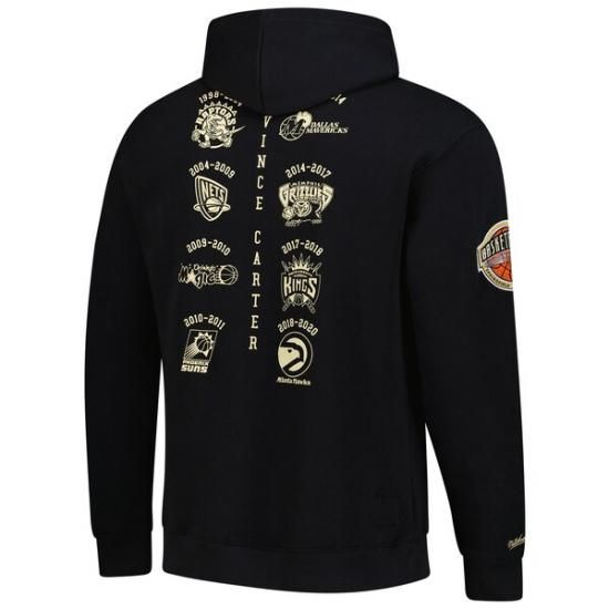 ヴィンス・カーター トロントラプターズ NBA 殿堂入り 2024 フリース プルオーバー パーカー イメージ3