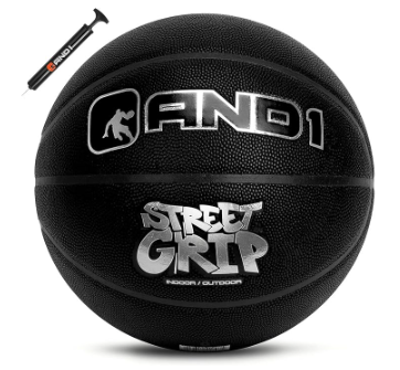 AND1  Street Grip Premium Composite Leather Basketball  ֥å  7 ᡼