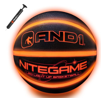 AND1 Nitegame LED Light Up Basketball   ֥å/  7   ᡼