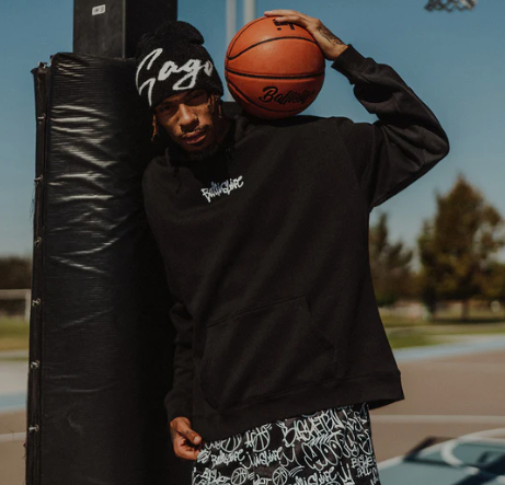 ballislife Throwie Oversized Hoodie ֥å ᡼5