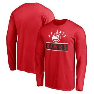 アトランタホークス チーム アーチ Knockout ロングスリーブ Tシャツ - レッド サムネイル