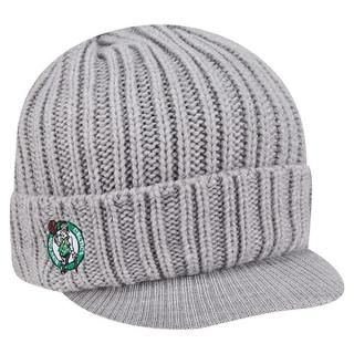 ボストンセルティックス ニューエラ(New Era) 折り返し ニット帽 with サンバイザー - サムネイル