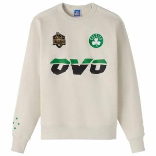 ボストンセルティックス OVO x NBA フリース スウェット - ナチュラル サムネイル