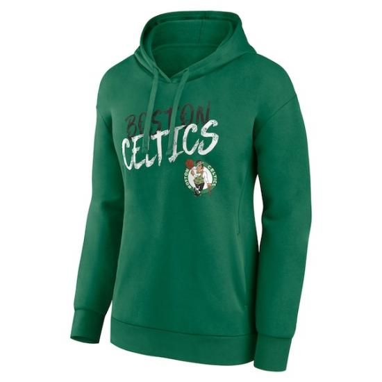 ボストンセルティックス レディース Hustle カスタム プルオーバー パーカー - ケリー・グリ イメージ2