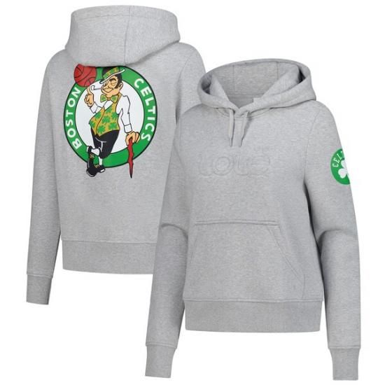 ボストンセルティックス Lole レディース アイコン プルオーバー パーカー - グレー イメージ1