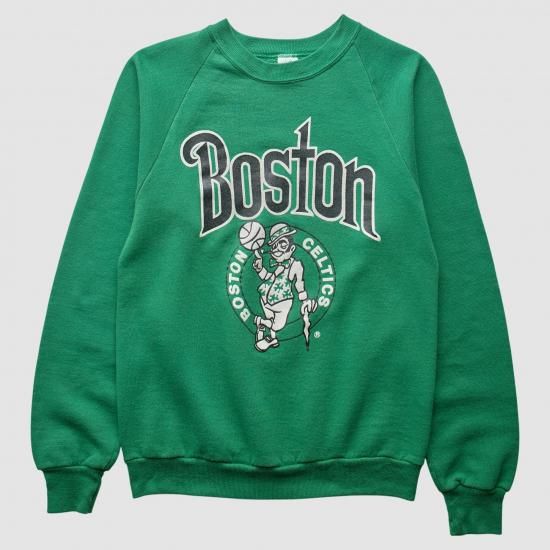 ボストンセルティックス 80s プルオーバー スウェット - グリーン - XXS By ファナティ イメージ1
