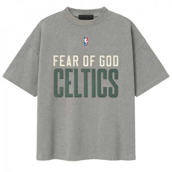ボストンセルティックス Fear オブ ゴーd x NBA ユニセックス 90s Tシャツ - ヘザ イメージ1