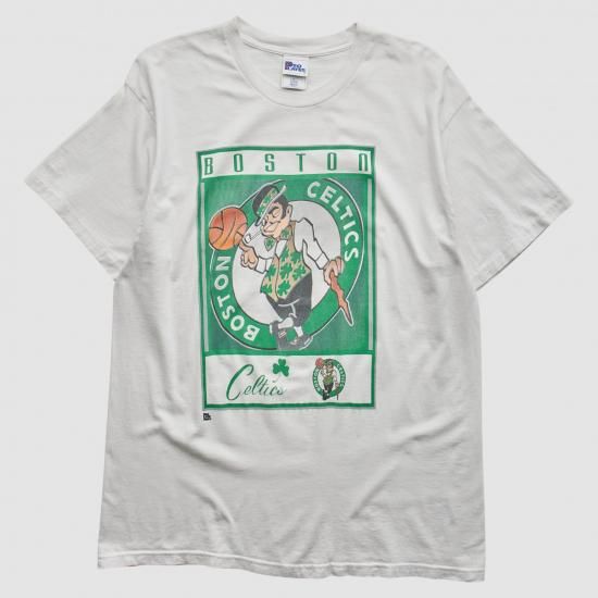 ボストンセルティックス プロ プレーヤー 90s Tシャツ - ホワイト - XL バイ ファナティ イメージ1