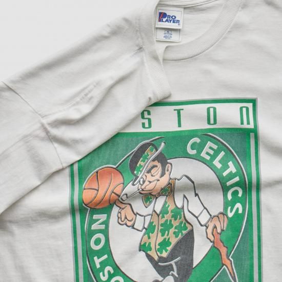 ボストンセルティックス プロ プレーヤー 90s Tシャツ - ホワイト - XL バイ ファナティ イメージ2