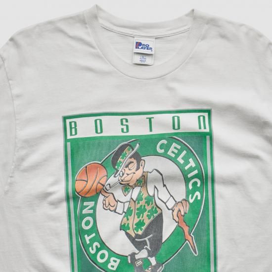 ボストンセルティックス プロ プレーヤー 90s Tシャツ - ホワイト - XL バイ ファナティ イメージ3