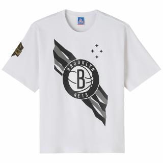 ブルックリンネッツ OVO x NBA Heavyweight Tシャツ - ホワイト サムネイル