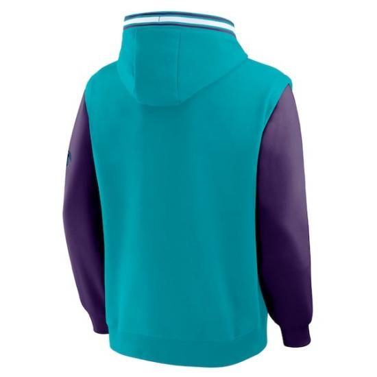 シャーロットホーネッツ ファナティクス ハーフ コート ショット 時計 ファストブレイク パーカー  イメージ2