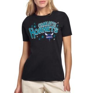 シャーロットホーネッツ スターター レディース ファイヤーworks Tシャツ - ブラック サムネイル