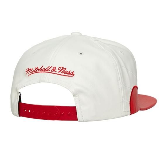 シカゴブルズ ミッチェル&ネス デイ 12 ツー-トーン Faux レザー スナップバック ハット  イメージ2