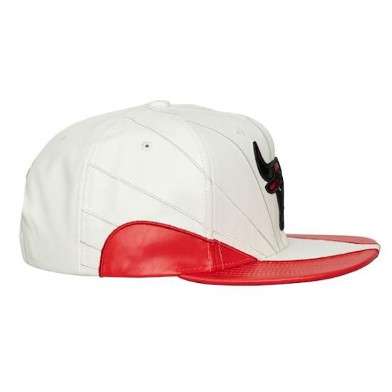 シカゴブルズ ミッチェル&ネス デイ 12 ツー-トーン Faux レザー スナップバック ハット  イメージ3
