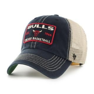 シカゴブルズ '47 Wabash ワッペン クリーン アップ 調節可能 ハット - ブラック/タン サムネイル