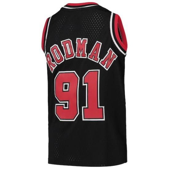 デニス・ロッドマン シカゴブルズ ミッチェル&ネス ユース 1997-98 ハードウッドクラシックス イメージ3