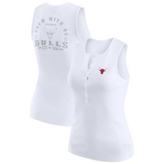 シカゴブルズ WEAR エリン・アンドリューズ レディース リブ(畝模様)-ニット ヘンリー タンク サムネイル
