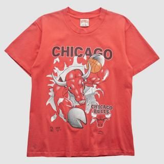 シカゴブルズ Nutmeg Mills 90s Tシャツ - レッド - S バイ ファナティクス サムネイル