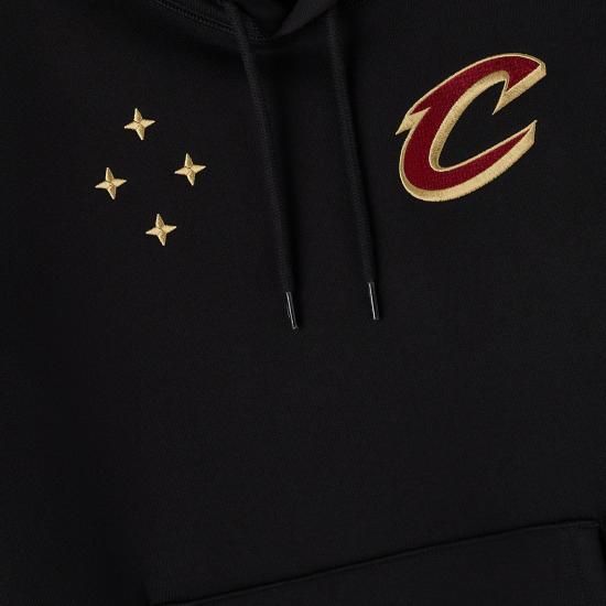 クリーブランドキャバリアーズ OVO x NBA フリース パーカー - ブラック イメージ3