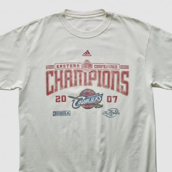 クリーブランドキャバリアーズ Adidas 2007 Tシャツ - ホワイト - M バイ ファナテ イメージ3