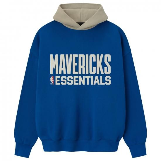 ダラスマーベリックス Fear オブ ゴーd x NBA ユニセックス スポーツ パーカー - ブル イメージ1
