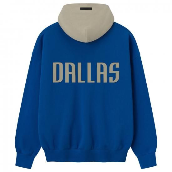 ダラスマーベリックス Fear オブ ゴーd x NBA ユニセックス スポーツ パーカー - ブル イメージ2