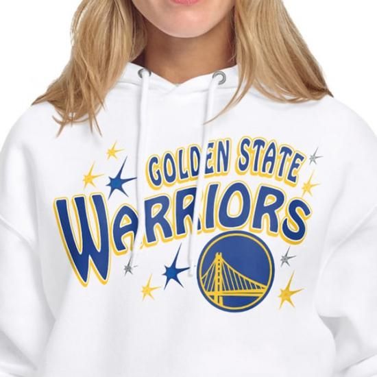 ゴールデンステイトウォリアーズ スターター レディース ファイヤーworks フリース パーカー - イメージ3