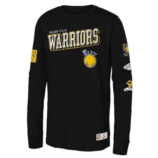 ゴールデンステイトウォリアーズ ミッチェル&ネス ユース ハードウッドクラシックス トレーニング キ イメージ1