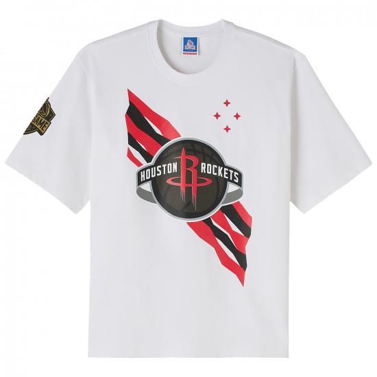 ヒューストンロケッツ OVO x NBA Heavyweight Tシャツ - ホワイト イメージ1