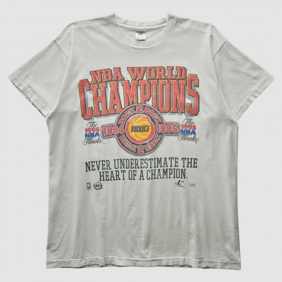 ヒューストンロケッツ 1995 Tシャツ - ヘザー グレー - M バイ ファナティクス リアル  イメージ1