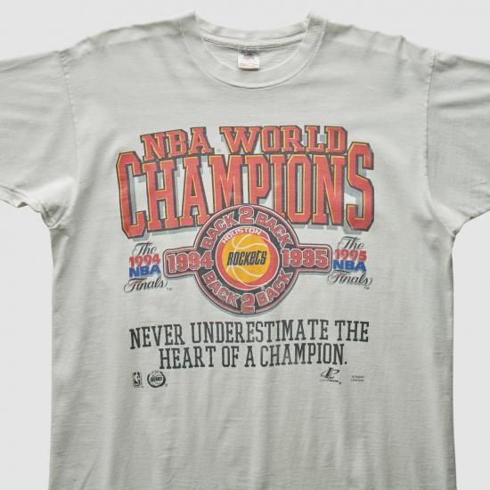 ヒューストンロケッツ 1995 Tシャツ - ヘザー グレー - M バイ ファナティクス リアル  イメージ2