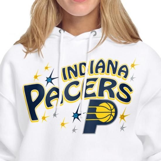 インディアナペイサーズ スターター レディース ファイヤーworks フリース パーカー - ホワイ イメージ3
