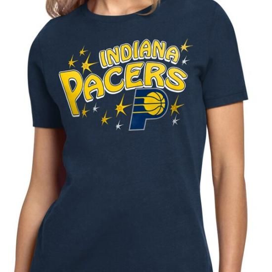 インディアナペイサーズ スターター レディース ファイヤーworks Tシャツ - ネイビー イメージ3