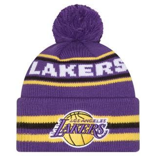 ロサンゼルス・レイカーズ ニューエラ(New Era) クラシック 折り返し ニット帽 with ポ サムネイル