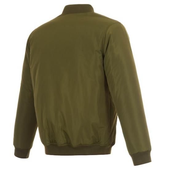 ロサンゼルス・レイカーズ JH デザイン ナイロン フル-ジップ Bomber ジャケット - グリ イメージ4