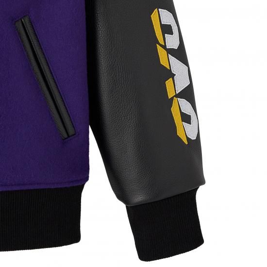 ロサンゼルス・レイカーズ OVO x NBA フル-Snap ヴィーシティ ジャケット - パープル イメージ5
