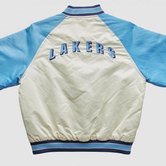 ロサンゼルス・レイカーズ ハードウッドクラシックス 2000s フル Snap ジャケット - ホワ イメージ5