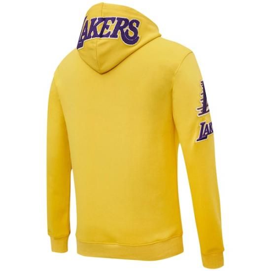 ロサンゼルス・レイカーズ プロ スタンドard Chenille チーム プルオーバー パーカー - イメージ3