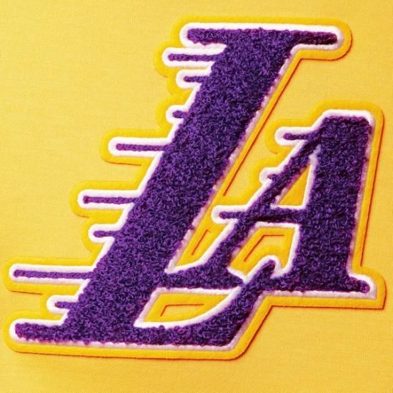 ロサンゼルス・レイカーズ プロ スタンドard Chenille チーム プルオーバー パーカー - イメージ4