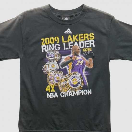 ロサンゼルス・レイカーズ Adidas 2009 Tシャツ - ブラック - XS バイ ファナティ イメージ3