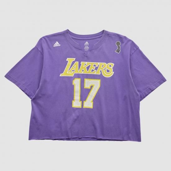 ロサンゼルス・レイカーズ Adidas 2010s Tシャツ - パープル - M バイ ファナティ イメージ1