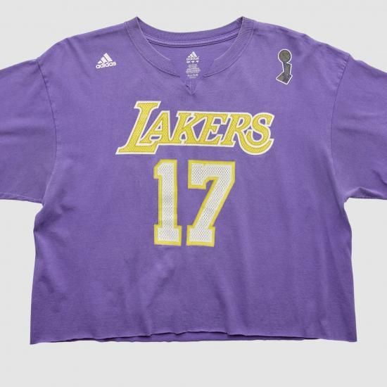 ロサンゼルス・レイカーズ Adidas 2010s Tシャツ - パープル - M バイ ファナティ イメージ3