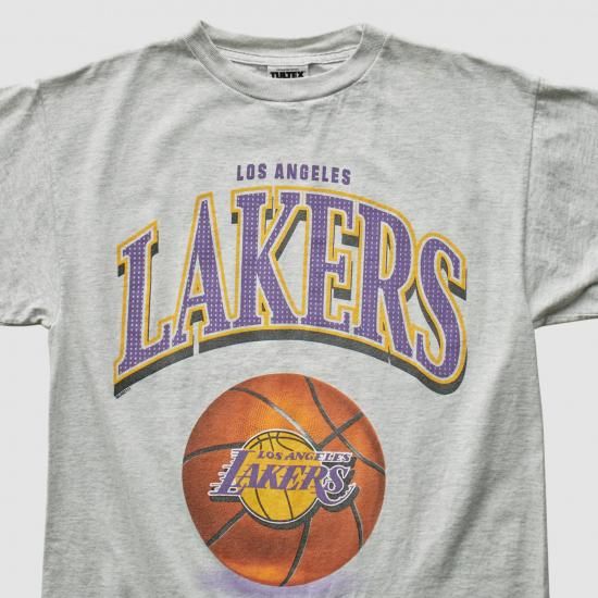 ロサンゼルス・レイカーズ Tultex 90s Tシャツ - ヘザー グレー - XS バイ ファナ イメージ2