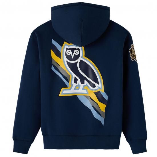 メンフィスグリズリーズ OVO x NBA フリース パーカー - ネイビー イメージ2