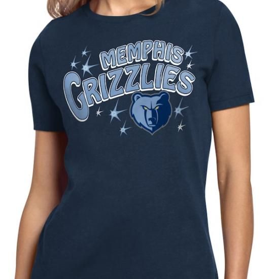 メンフィスグリズリーズ スターター レディース ファイヤーworks Tシャツ - ネイビー イメージ3