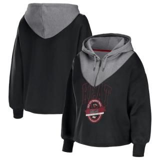 マイアミヒート WEAR エリン・アンドリューズ レディース 点d クォーター-ジップ パーカー ジ サムネイル