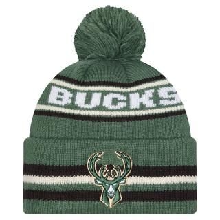 ミルウォーキーバックス ニューエラ(New Era) クラシック 折り返し ニット帽 with ポン サムネイル