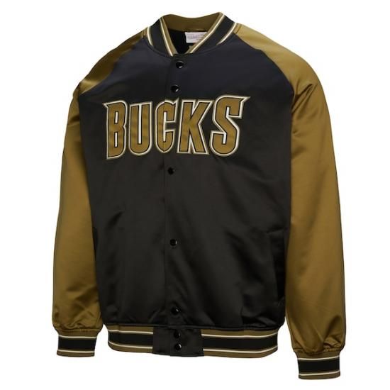 ミルウォーキーバックス ミッチェル&ネス クラッチ サテン ラグラン フル-Snap ジャケット - イメージ2