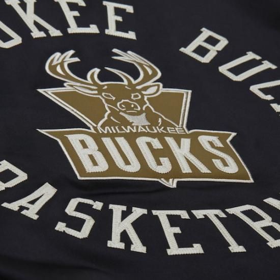 ミルウォーキーバックス ミッチェル&ネス クラッチ サテン ラグラン フル-Snap ジャケット - イメージ6